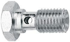 STEEL BANJO BOLT 8MM X 1.0