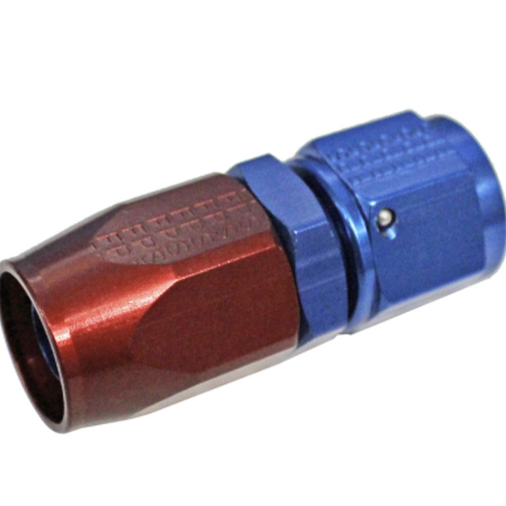 #8 STRAIGHT, POWER FLOW HOSE END