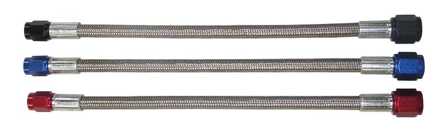 #3 X #4 NUT 4AN NITROUS LINE 36" BLUE NUTS