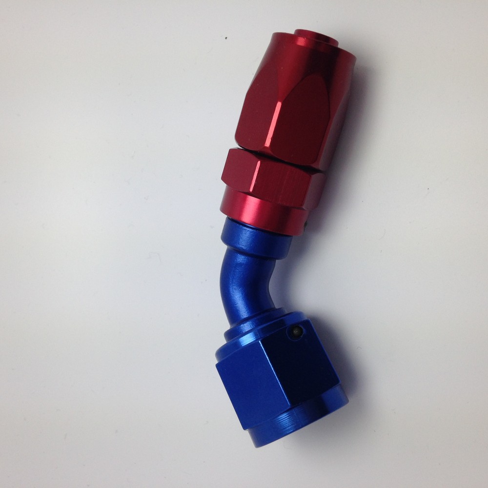 #10 FEM X #8 HOSE, 45 DEG, REDUCING HOSE END