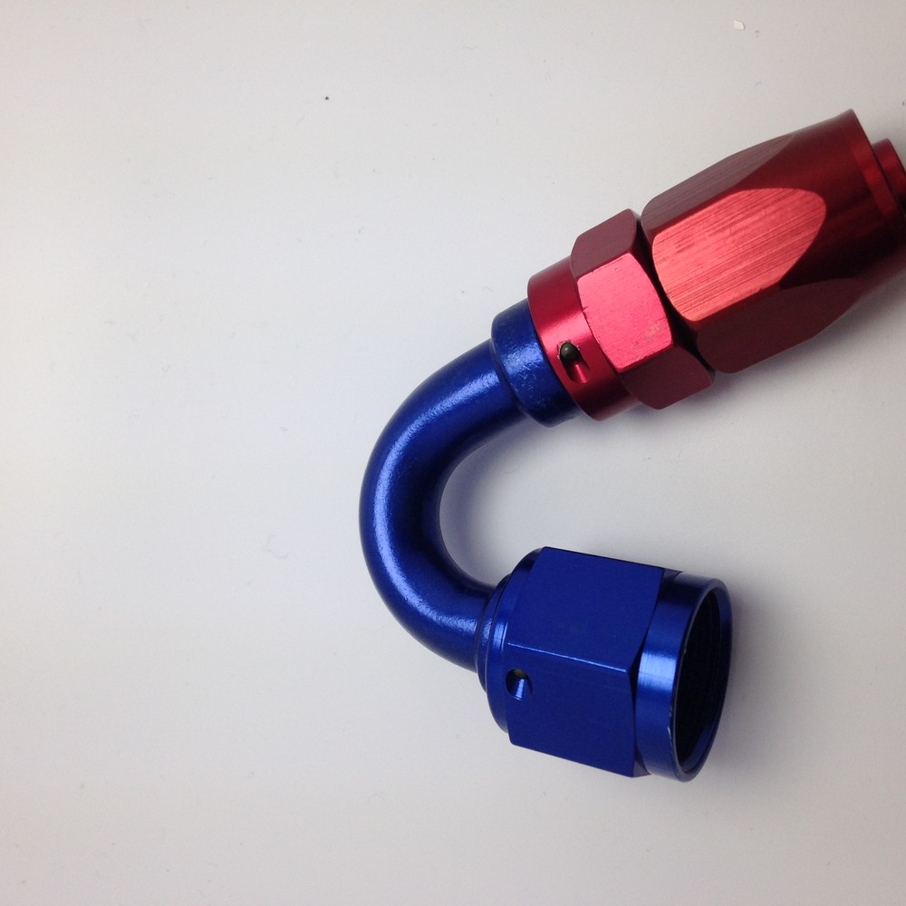 #10 FEM X #8 HOSE, 150 DEG, REDUCING HOSE END