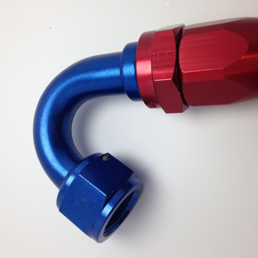 #10 NUT x #12 HOSE REDUCING HOSE END 150 DEGREE
