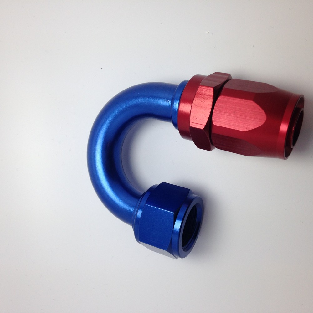 #10 NUT x #12 HOSE REDUCING HOSE END 180 DEGREE