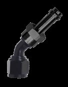 #8 45 DEGREE, EZ STREET HOSE END,  BLACK