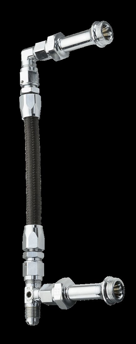 7/8-20 DUAL INLET 4500 #6 COMPETITION FUEL LINE KIT