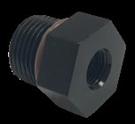 #10  PORT PLUG    7/8-14  BLACK, WITH 1/8 FPT PORT
