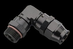 8AN 90 Degree Real Street Hose End x 8AN male ORB (3/4-16)