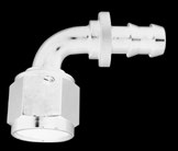 #10 Nut X 8AN 90 Deg Push-LITE Hose End, FOR FUEL CELL CONVERSION
