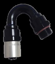 #12 MALE RAD. FITTING X 150 SPORT CRIMP HOSE END