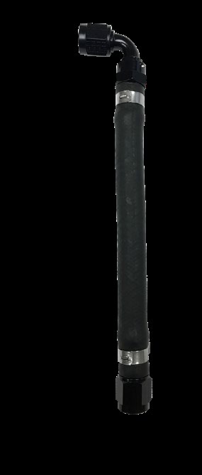 #8 EZ Street Low Permeation Fuel Hose, Black, 20 Feet