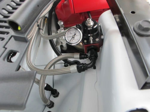 #10 PTFE HOSE W/ BLACK COVER, 20 FEET