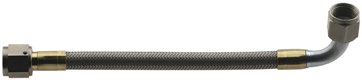#8 HOSE ASSEMBLY STR X 90 STEEL NUT 60"