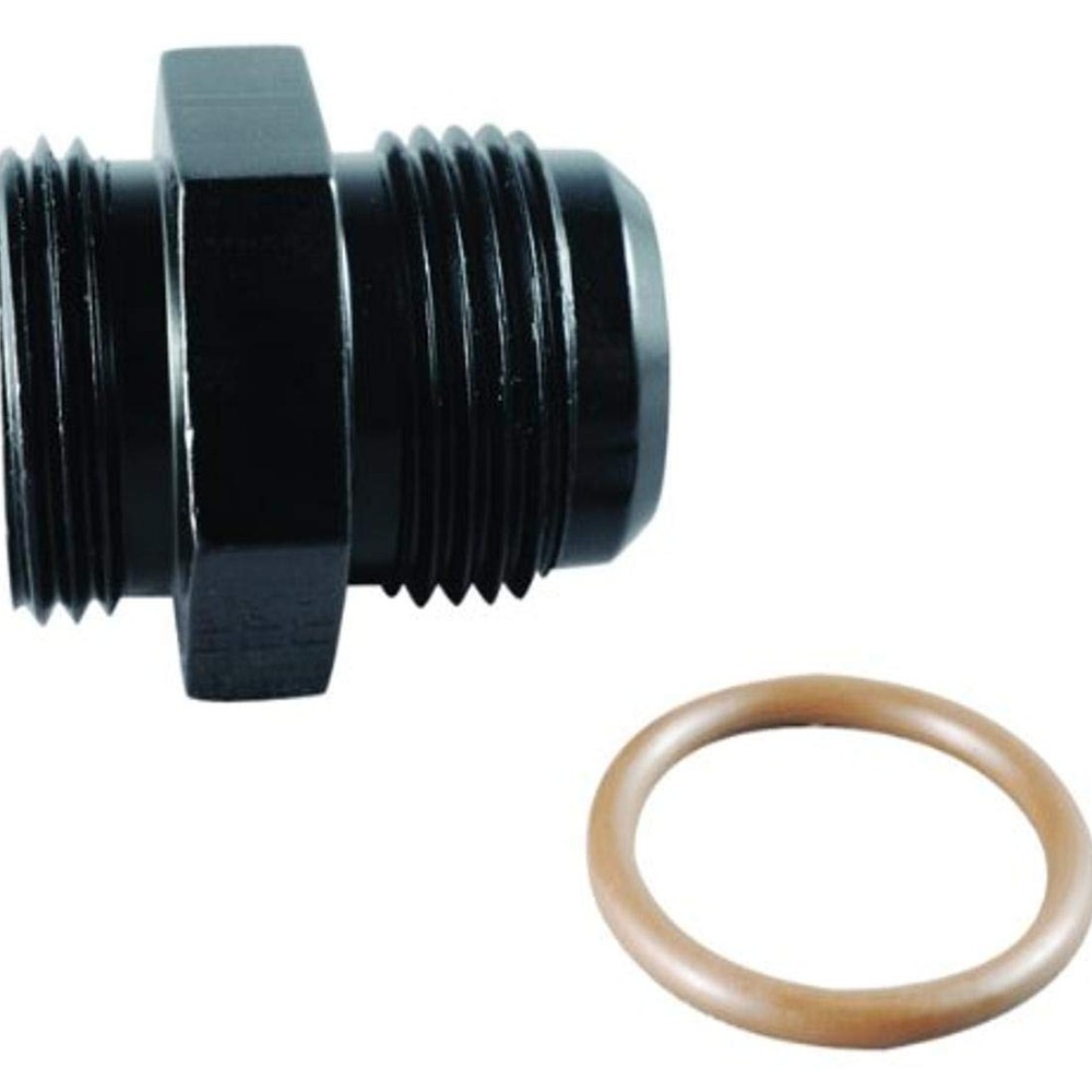 #6 EXT BLACK PTFE HOSE ASSY STR X STR 16"