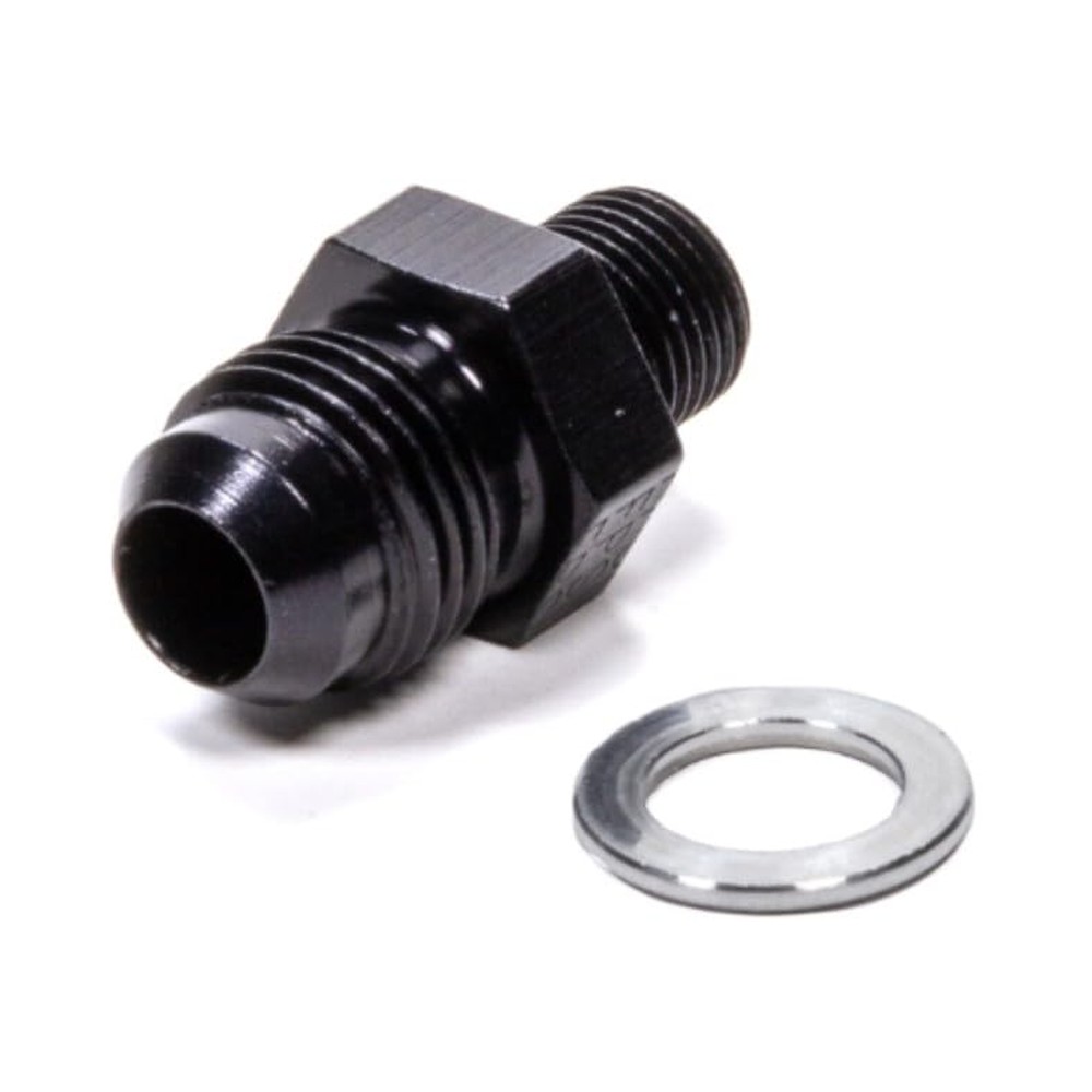 #6 EXT BLACK PTFE HOSE ASSY STR X STR 16"