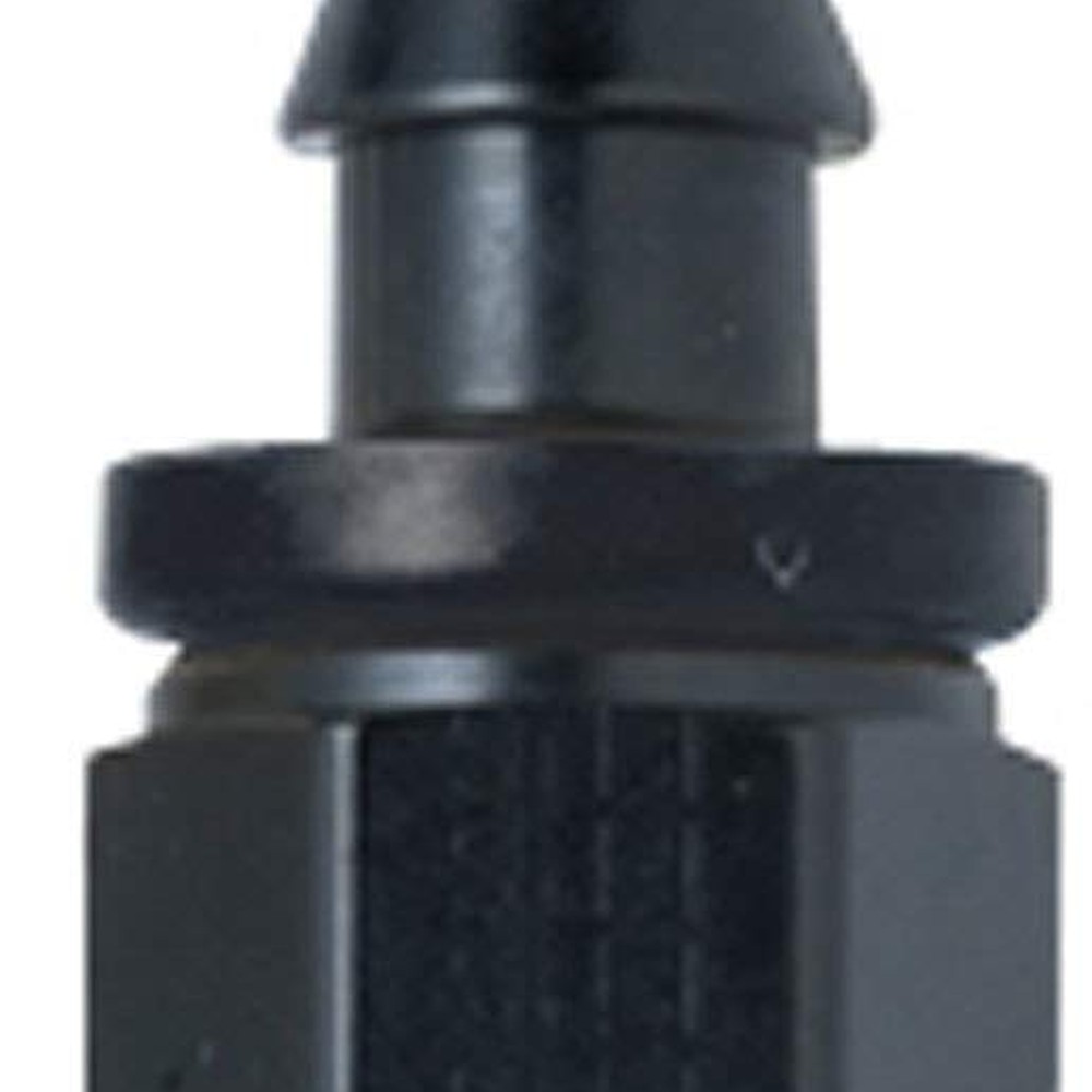 #6 EXT BLACK PTFE HOSE ASSY STR X 45 12"