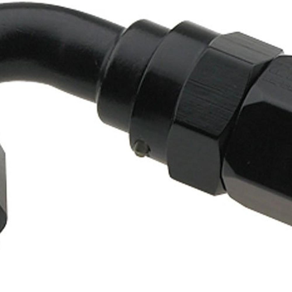 #4 STRAIGHT CRIMP FITTING W/ PIN & COLLAR-5 PCS, BLACK NUTS