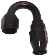 #6 RACE-RITE,  REUSABLE PTFE HOSE END, 180 DEGREE