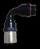 #8 MALE RAD. FITTING X 90 SPORT CRIMP HOSE END