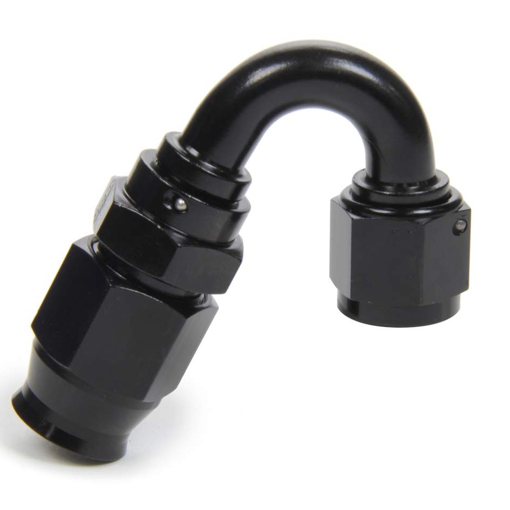 #8 RACE-RITE PRO, HOSE END, 150 DEGREE, FIXED-SNG SWL