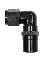 #20 RACE-RITE, CRIMP-ON HOSE END, 90 DEGREE LOW PROFILE