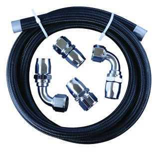 #12 X 1 1/16-12 (12) RADIUS FITTING,VAC PUMP  BLACK