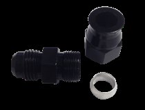 6AN Male x 1/4" Tube AN Adapter Fitting, Black