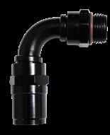 #10 MALE RAD. FITTING X 90 RACE-RITE CRIMP-ON HOSE END
