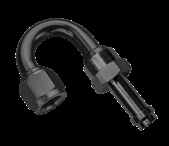 #6  180 DEGREE, EZ STREET HOSE END, BLACK