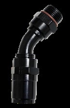 #12 MALE RAD. FITTING X 45 RACE-RITE CRIMP-ON HOSE END