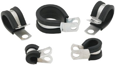 7/8" (,875") PADDED LINE CLAMPS BAG OF 10 PCS