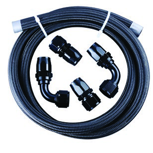 VACUUM PUMP PLUMBING KIT (#12) CHROME