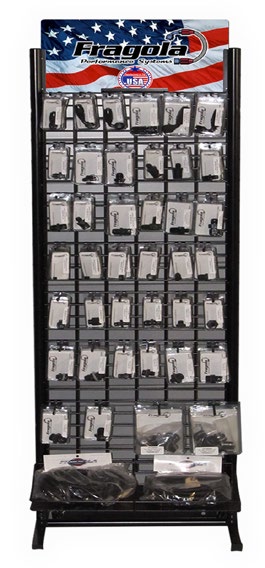 POP DISPLAY WITH BLACK "A" MOVER LIST