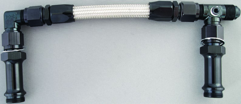 #6 STRAIGHT, POWER FLOW HOSE END