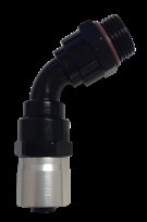 #8 MALE RAD. FITTIN X 60 SPORT CRIMP HOSE END